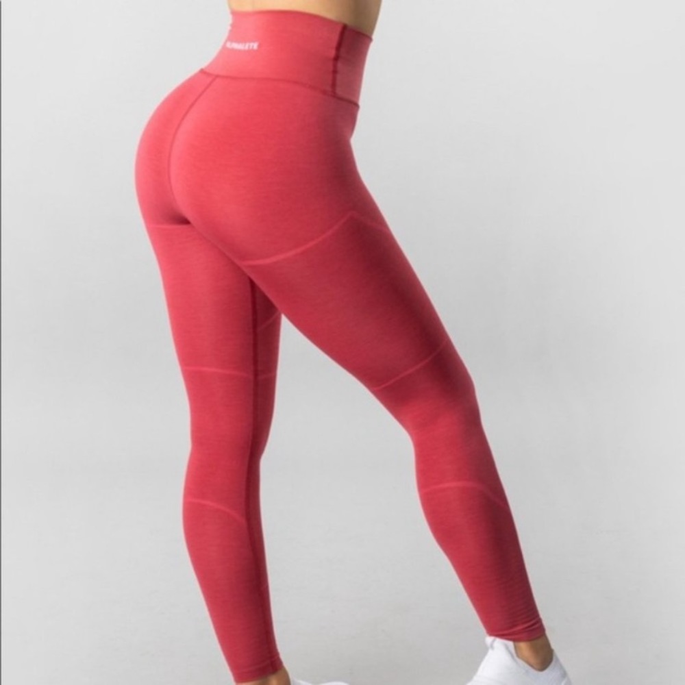 Alphalete revival leggings cherry icee